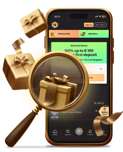 National Casino App auf einem Mobiltelefon